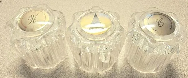 New - Three Universal Tub Control Knobs