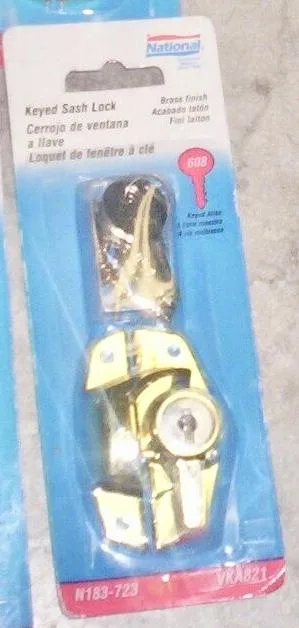 New - Keyed Sash Lock