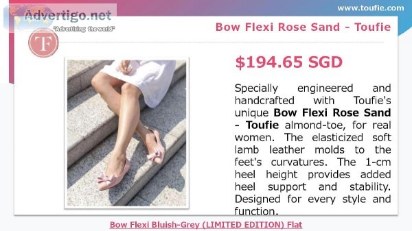 Bow Flexi Rose Sand - Toufie