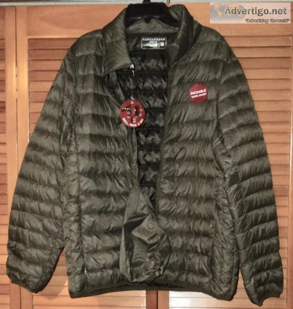 New - Men&rsquos Goose Down Packable Jacket
