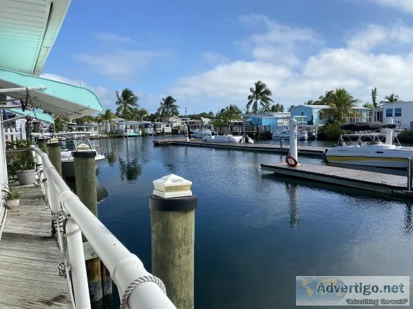 Waterfront Mobile Home and Golf Cart