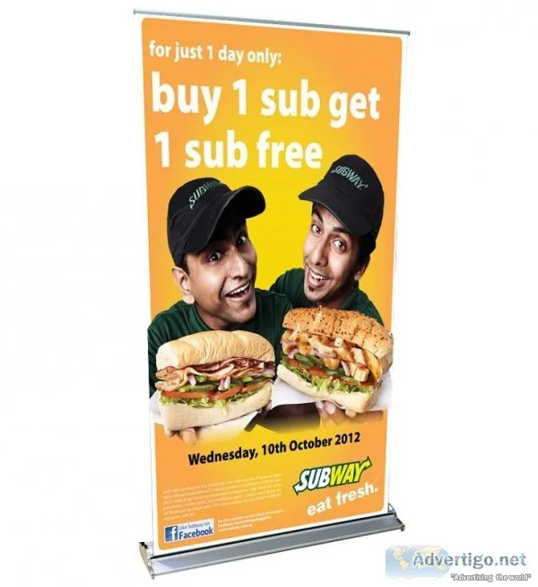 Best banner stands in Canada  premium roll up banner