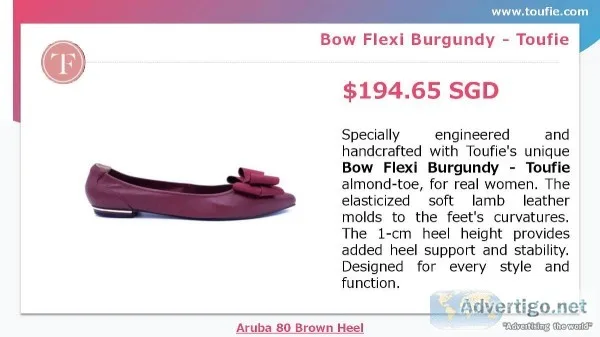 Bow Flexi Burgundy - Toufie
