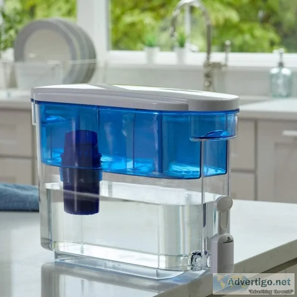PUR Classic 30-Cup Dispenser Water Filtration System with 6 new 
