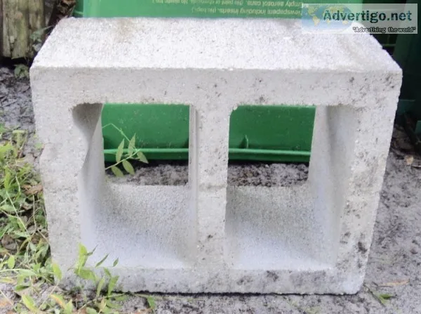 New - (18) Commercial Grade Concrete Blocks