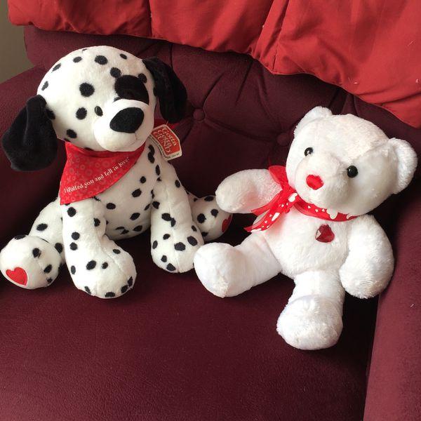 Valentine s Day Gifts- Dalmation Dog and Teddy