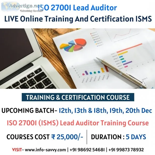 ISO 27001 (ISMS) Lead Auditor Training Course   infosavvy
