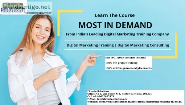 Learn Digital Marketing Course in Noida - Fiducia Solutions