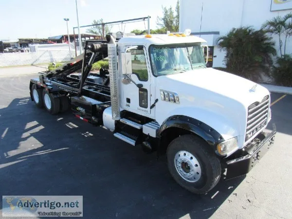 2013 Mack GU713 Roll Off Truck Stock 015083