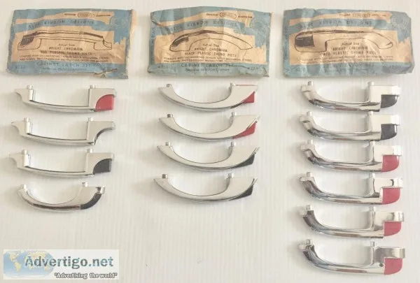 New - (14) Vintage Antique 1950&rsquos Stanley Chrome Cabinet Pu