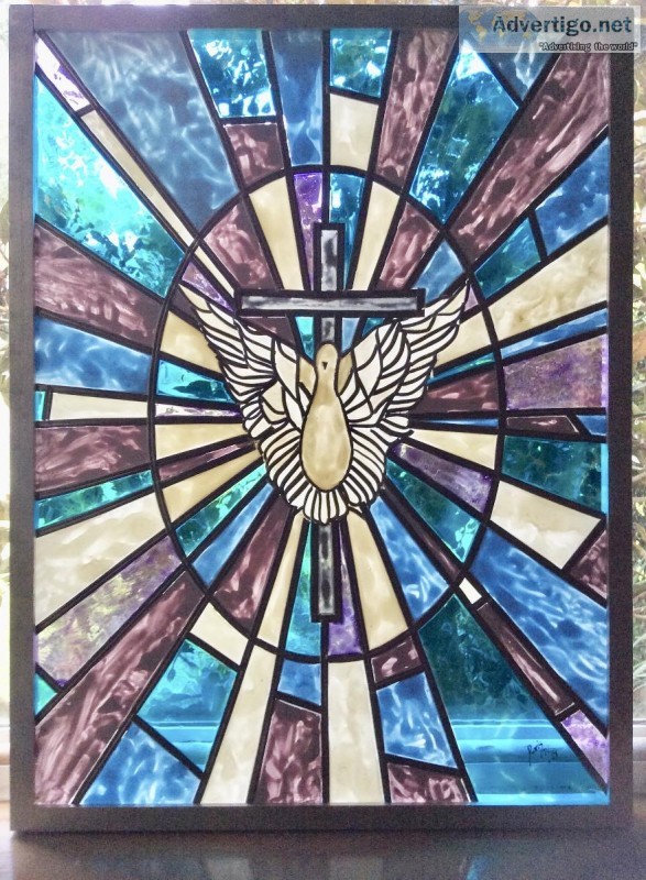 New - Stained Glass of the Holy Spirit