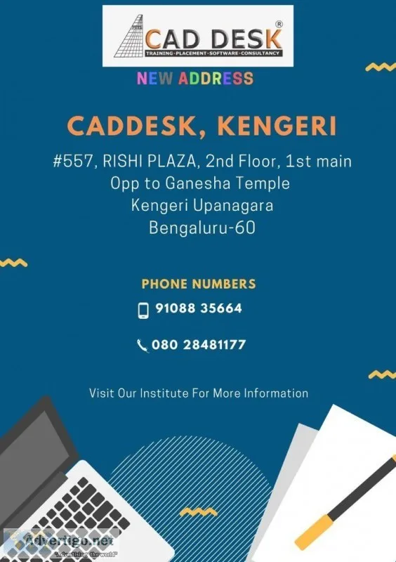 CAD DESK Kengeri &ndashUrgent Opening for UNIGRAPHICS Faculty.