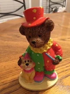 Clown Bear with his dog