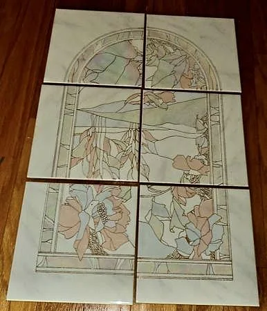 New - Hand Made Decorative Porcelain Wall Tile Mosaic