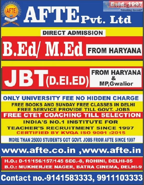 BEST INSTITUTE TO BECOME FUTURE TEACHER