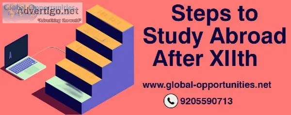 Steps to Study Abroad After XIIth