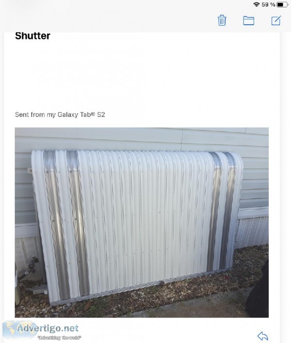Shutter perfect condition 70.5 x 47.5