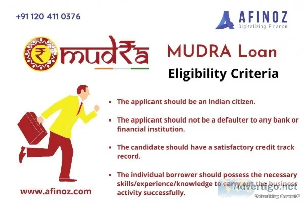 MUDRA Loan Eligibility Criteria