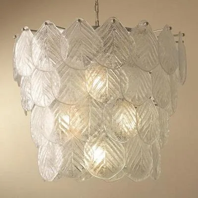Buy Global Views Murano Leaf Chandelier  Chandelier  Graysonluxu