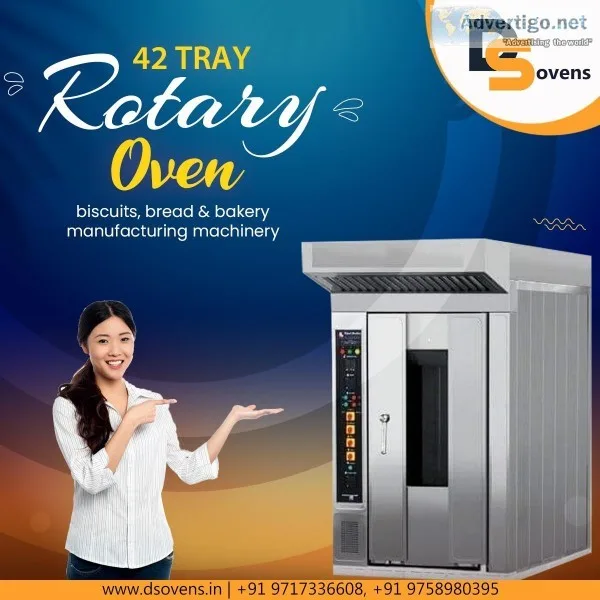 Get the First-rate Quality 42 Tray Rotary Oven at Best Price