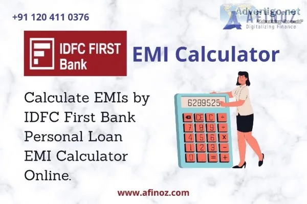 IDFC First Bank Personal Loan EMI Calculator