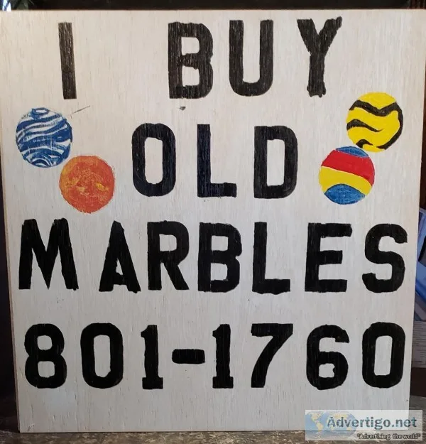 WANTED VINTAGE and ANTIQUE MARBLES