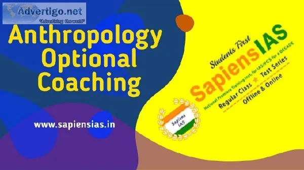 UPSC Anthropology Optional Coaching Classes  Anthropology Option