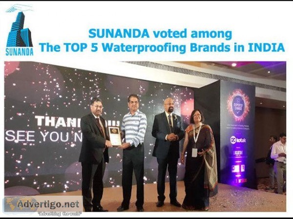 Top 5 waterproofing brands in INDIA  Sunanda Global