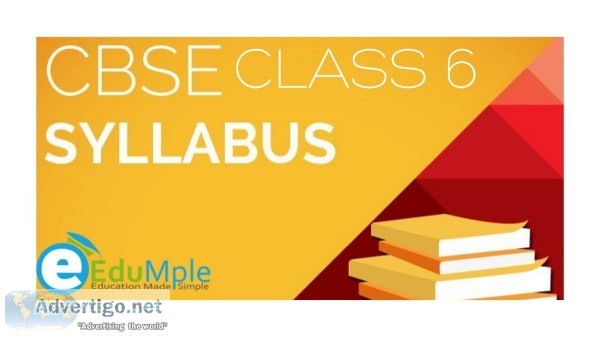 CBSE class 6 syllabus