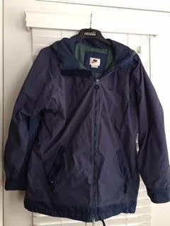 Men s NIKE Navy Winter Jacket wHood