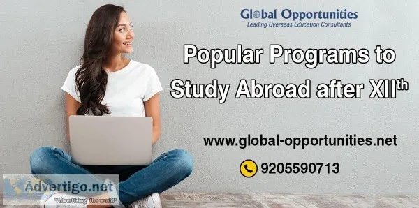 Popular Programs to Study Abroad after XIIth