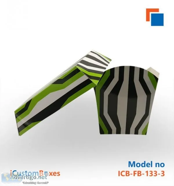 2021 Top Trending French Fries Box at iCustomBoxes