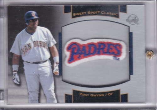 Tony Gwynn 2003 Sweet Spot Classic Patch Logo P-TG1