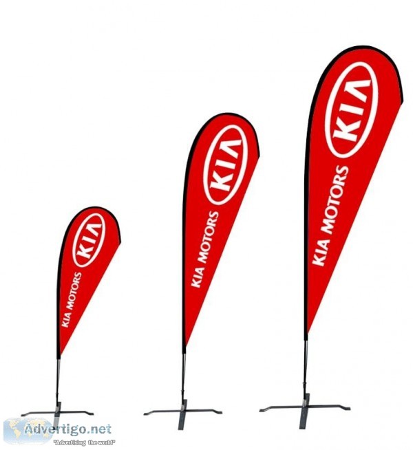 Teardrop Flags - Print Teardrop Banners  Starline Tents