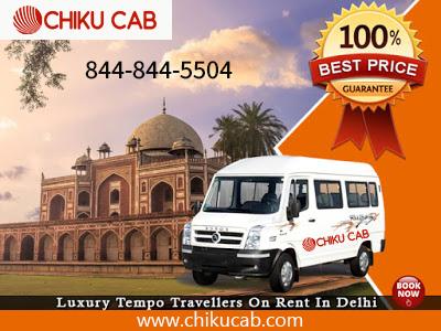 Super Luxury Tempo Traveller Hire in Delhi