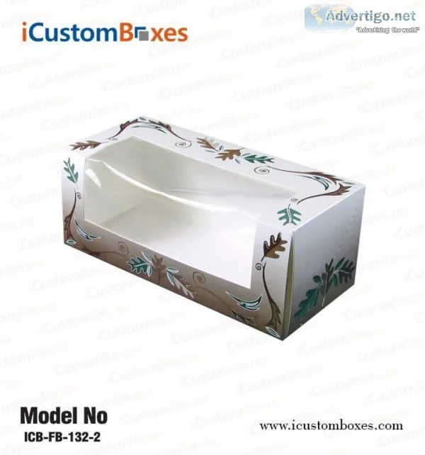Custom Printed Single Donut Boxes at iCustomBoxes