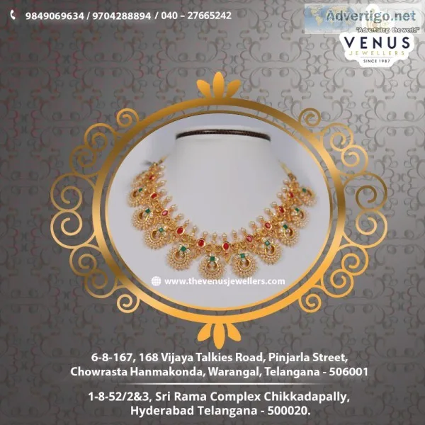 Popular jewellery shops in hyderabad - the venus