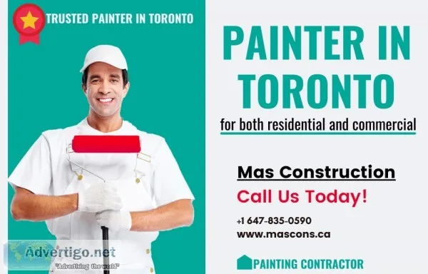Best Painter in Toronto for Commercial and House Painting