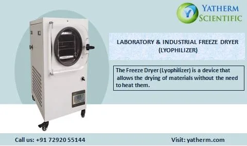 LABORATORY and INDUSTRIAL FREEZE DRYER (LYOPHILIZER)