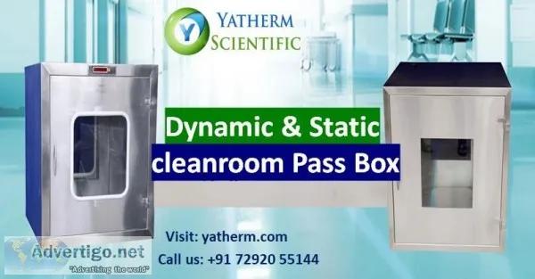 Dynamic and Static cleanroom Pass Box