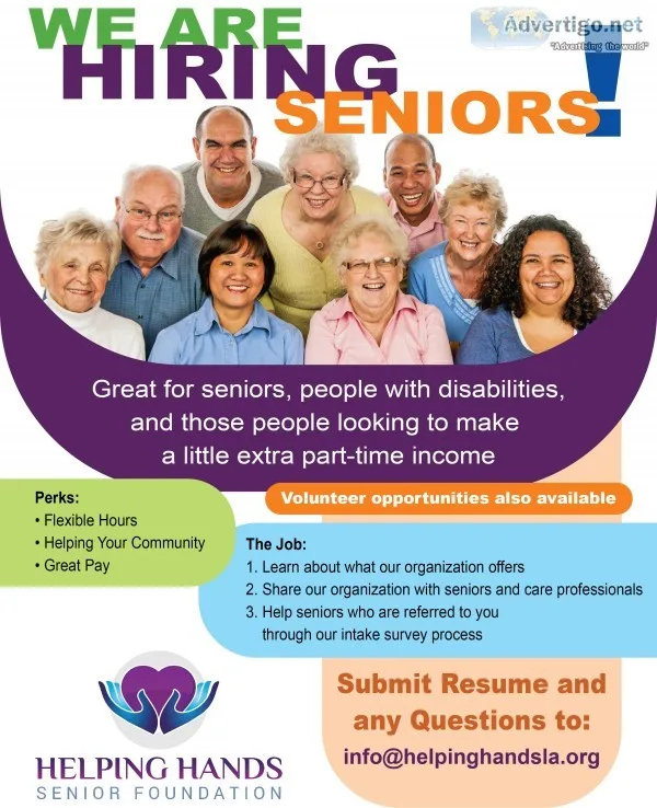 Jobs for seniors