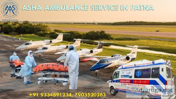 Get 247 hour fast Air Ambulance Service ASHA