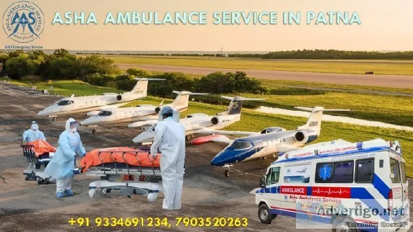 Get 247 hour fast Air Ambulance Service ASHA