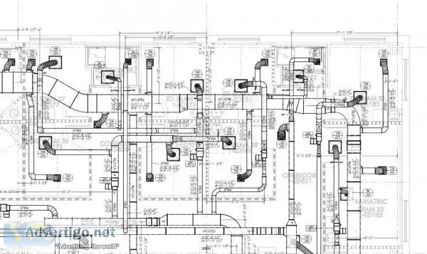 HVAC Duct Fabrication Drawing - Silicon Valley