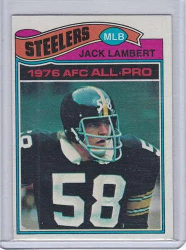 Jack Lambert 1977 Topps 1976 AFC All-Pro 480