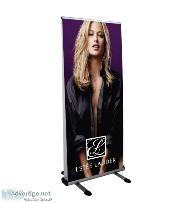 Pop Up Display Stands - Retractable Fabric Backdrop