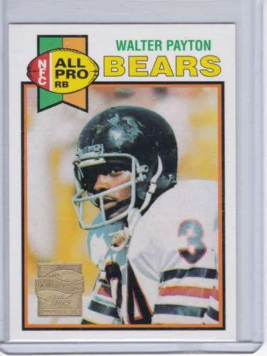 Walter Payton 2001 Topps Mint Condition 1979 Reprint WP4