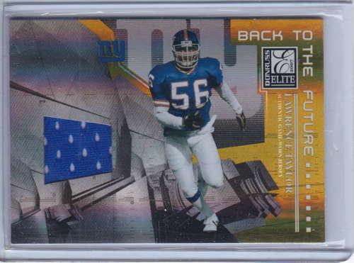 Lawrence TaylorShawne Merrimsn 2007 Donruss Elite Back Future Au