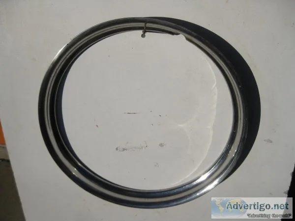 1930s-50s WHEEL TRIM RINGS 15&quot-16&quot