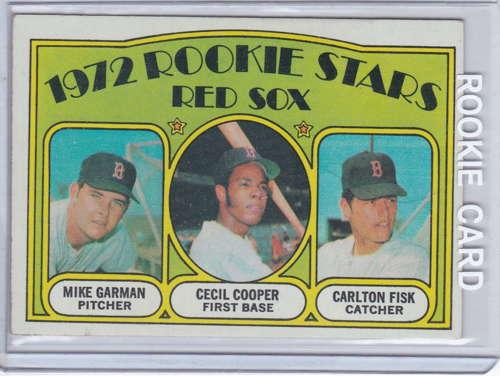 Carlton Fisk 1972 Topps RC (1972 Rookie Stars) 79